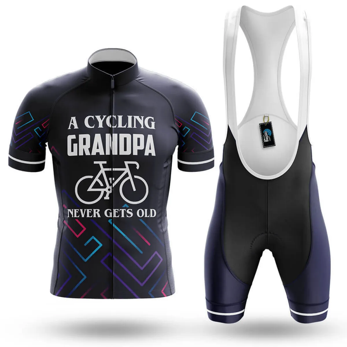 Cycling Grandpa V8 - Men's Cycling Kit / Full Set For Sale