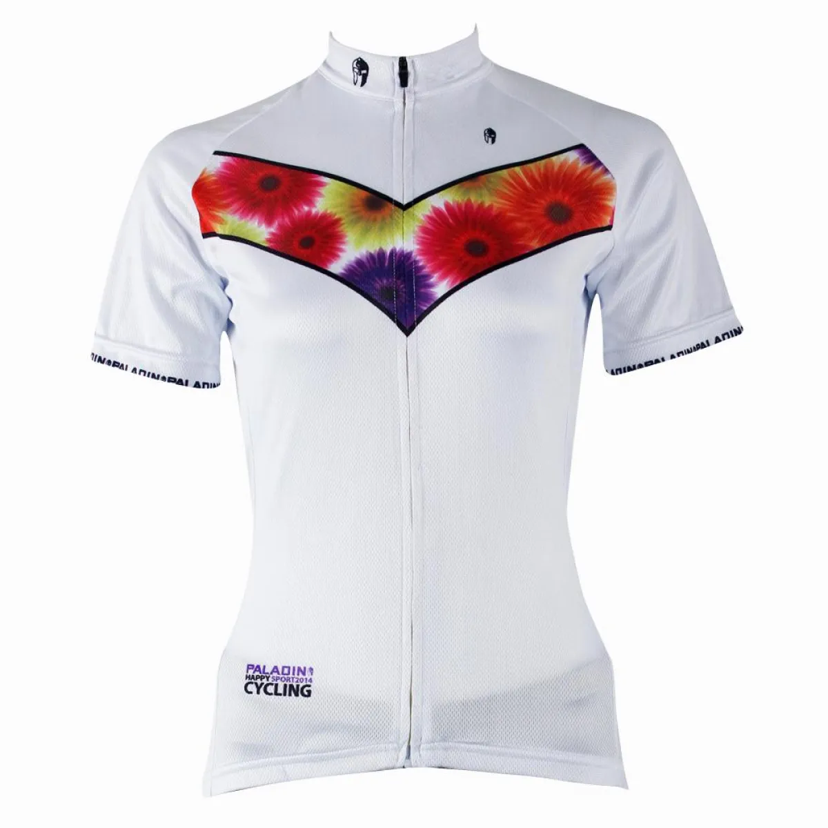 Ilpaladino Chrysanthemum Women's Short-sleeve Cycling Jersey/Suit Spring Biking Shirts Breathable Apparel Outdoor Sports Gear Clothes NO.280