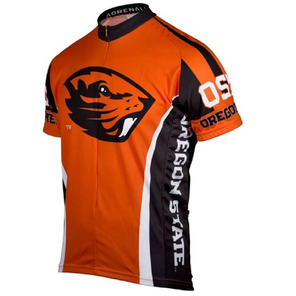 Adrenaline Promo Oregon State University 3/4 zip Men's Cycling Jersey #Oregon Cycling Jersey