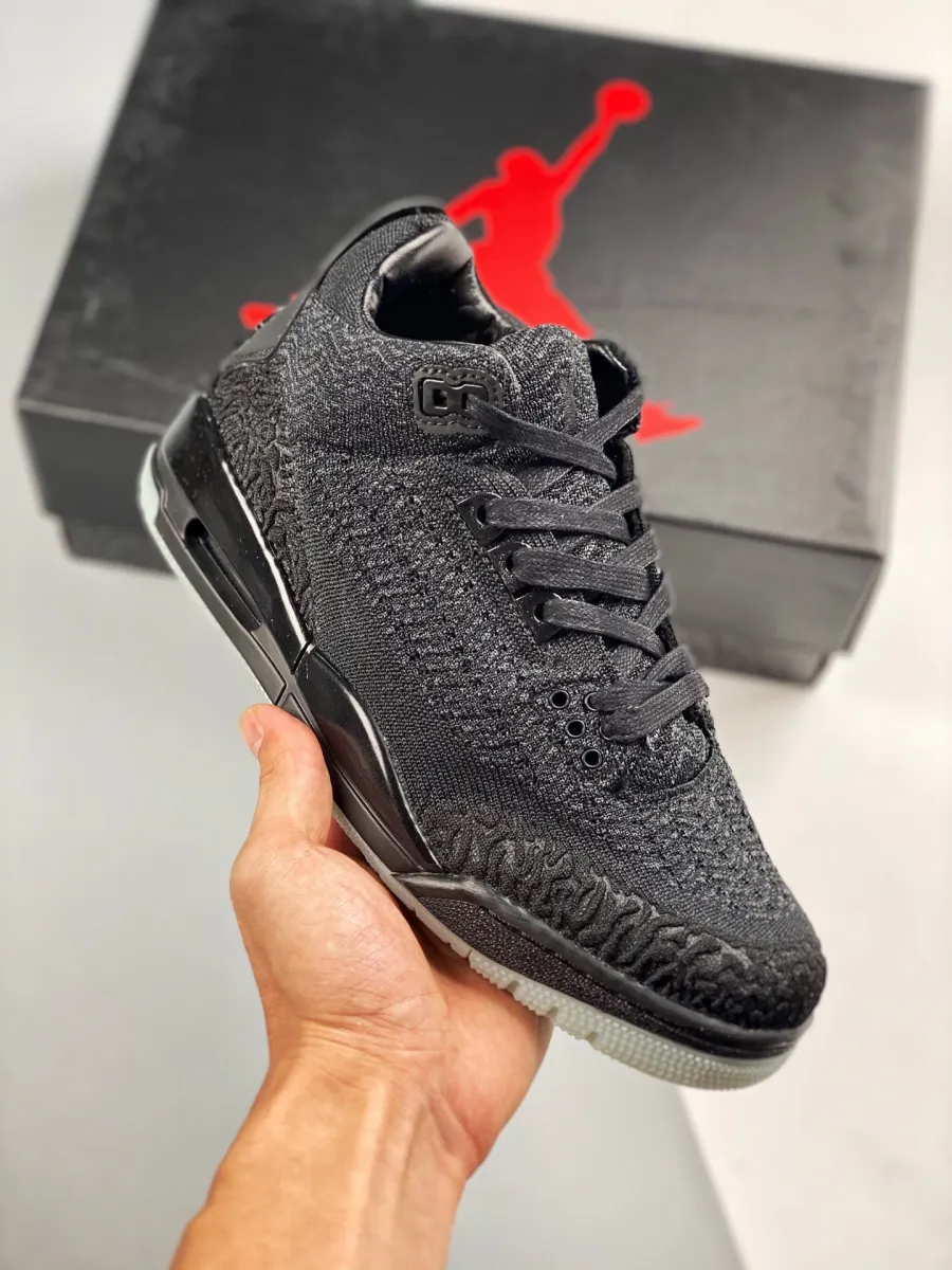 Jordan 3 Flyknit Black AQ1005-001 #jordan 3 retro flyknit black