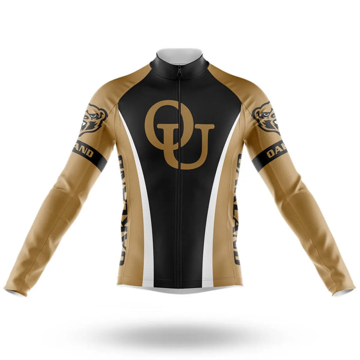 Oakland University Long Sleeve Cycling Jersey Only