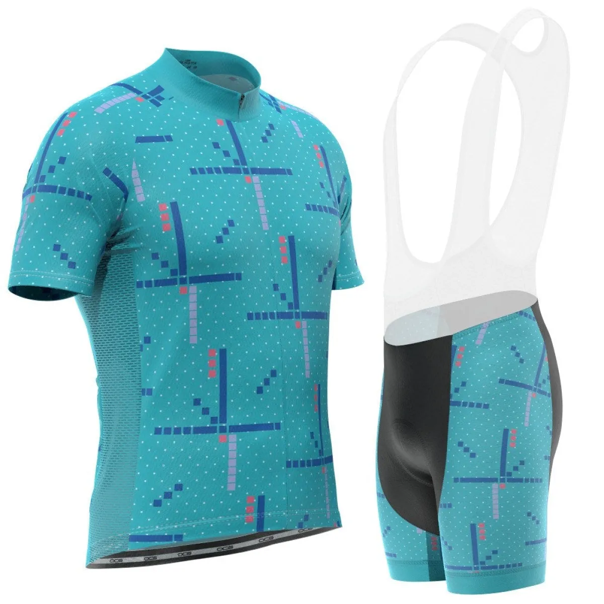 Men's PDX Terminal Carpet Short Sleeve Cycling Kit