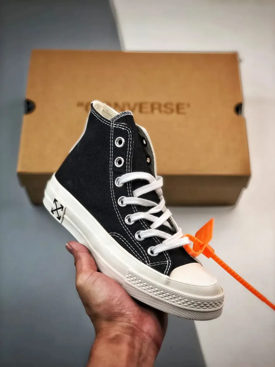 New Releases Off-White X Converse Chuck Taylor Black White 162204C-001