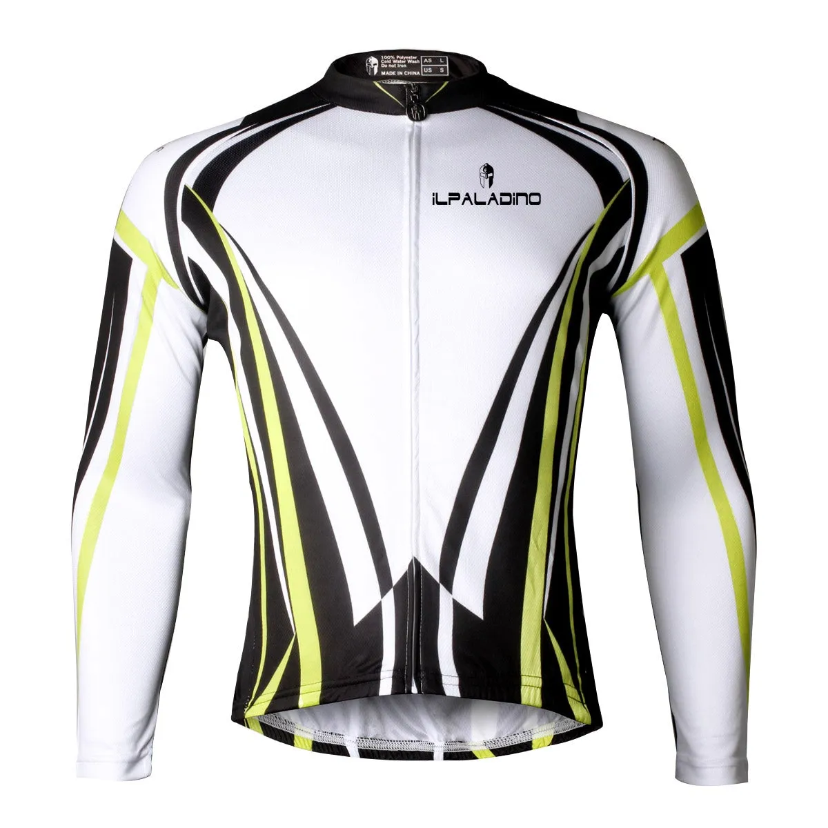 ILPALADINO Men's Long Sleeves Cycling Jersey Spring Autumn Exercise Bicycling Pro Cycle Clothing Racing Apparel Outdoor Sports Leisure Biking Shirts 707
