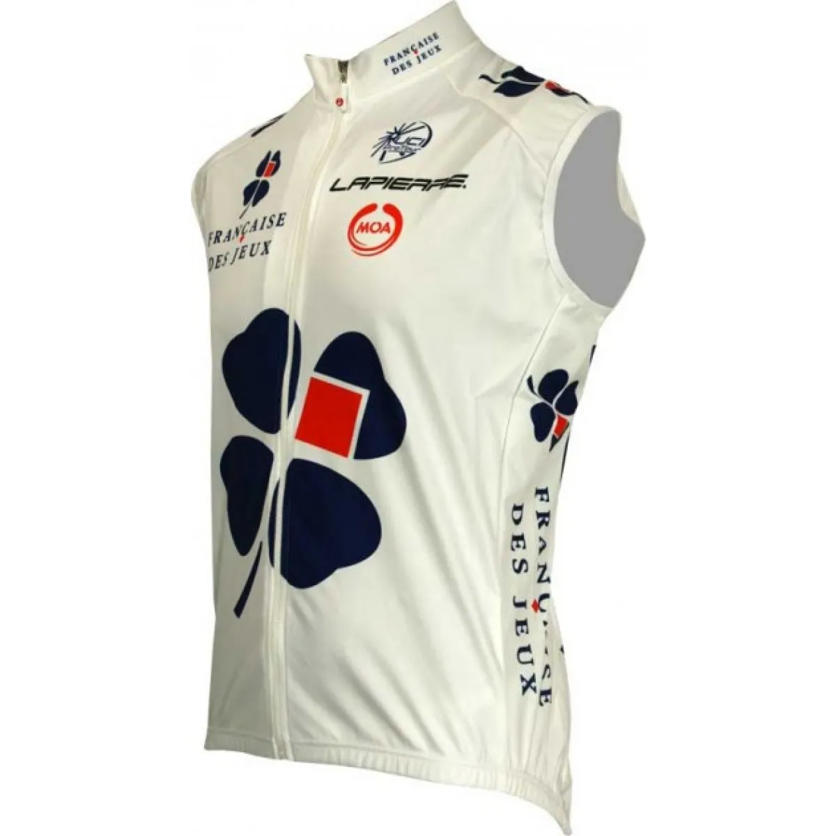 Francaise des Jeux (FdJ) 2010 Radsport-Profi-Team Sleeveless Jersey vest