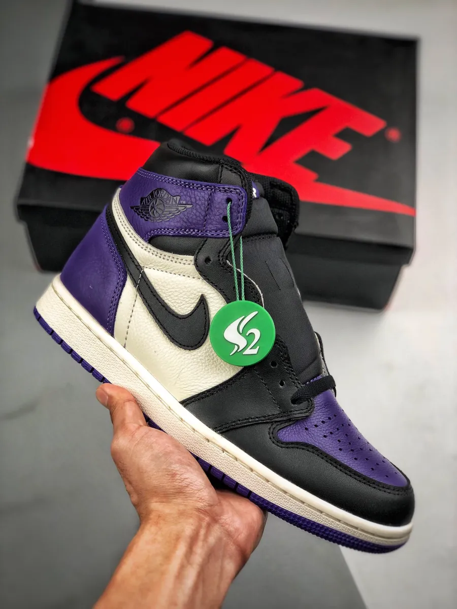Air Jordan 1 Retro High Court Purple/Sail-Black 555088-501 / air jordan 1 high og purple