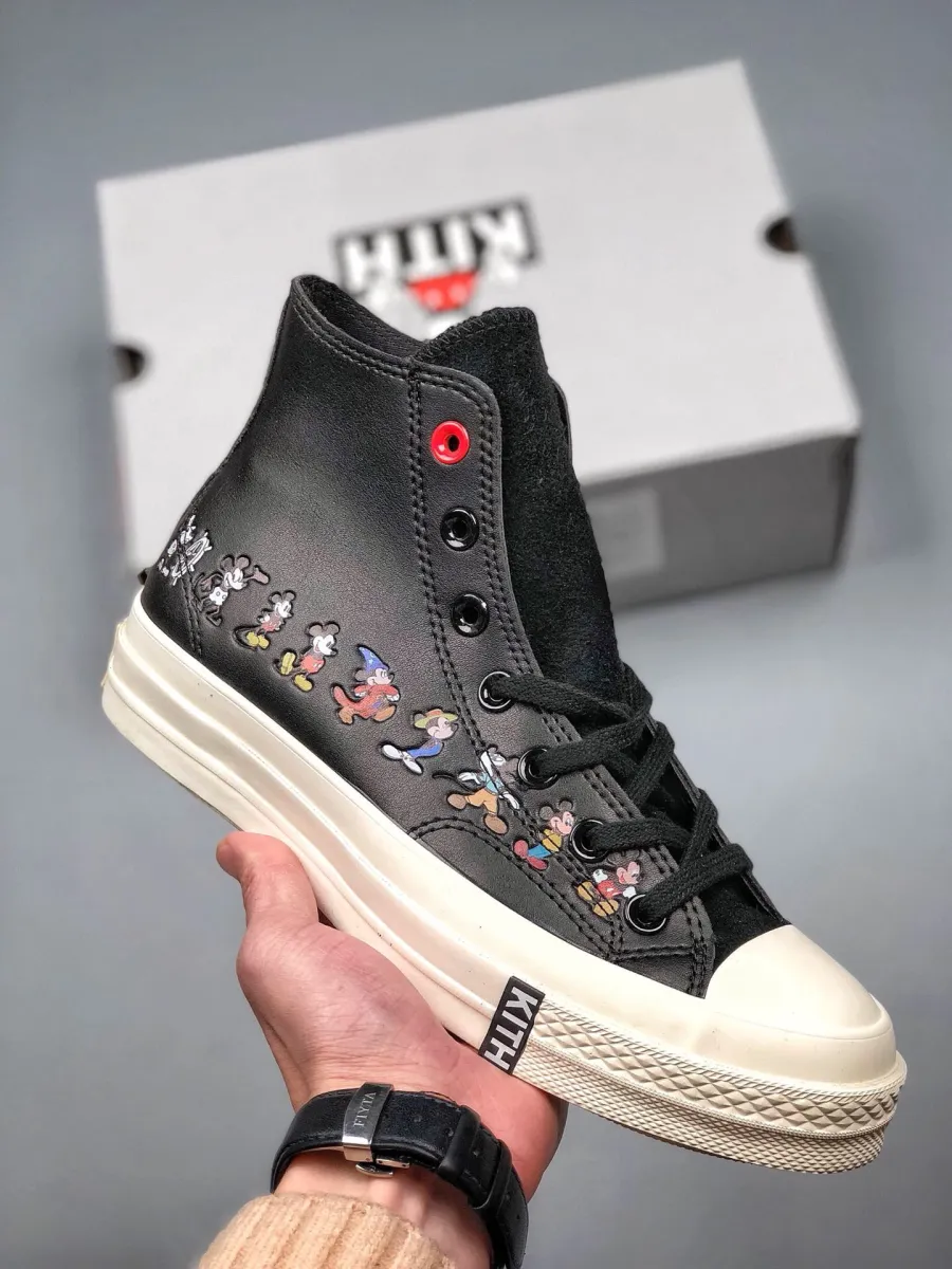 Kith X Converse X Disney Chuck 70 Hi Mickey Mouse Black 1666267714 For Sale