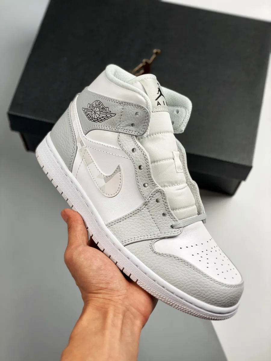 Air Jordan 1 Mid 'Grey Camo' #aj1 grey camo