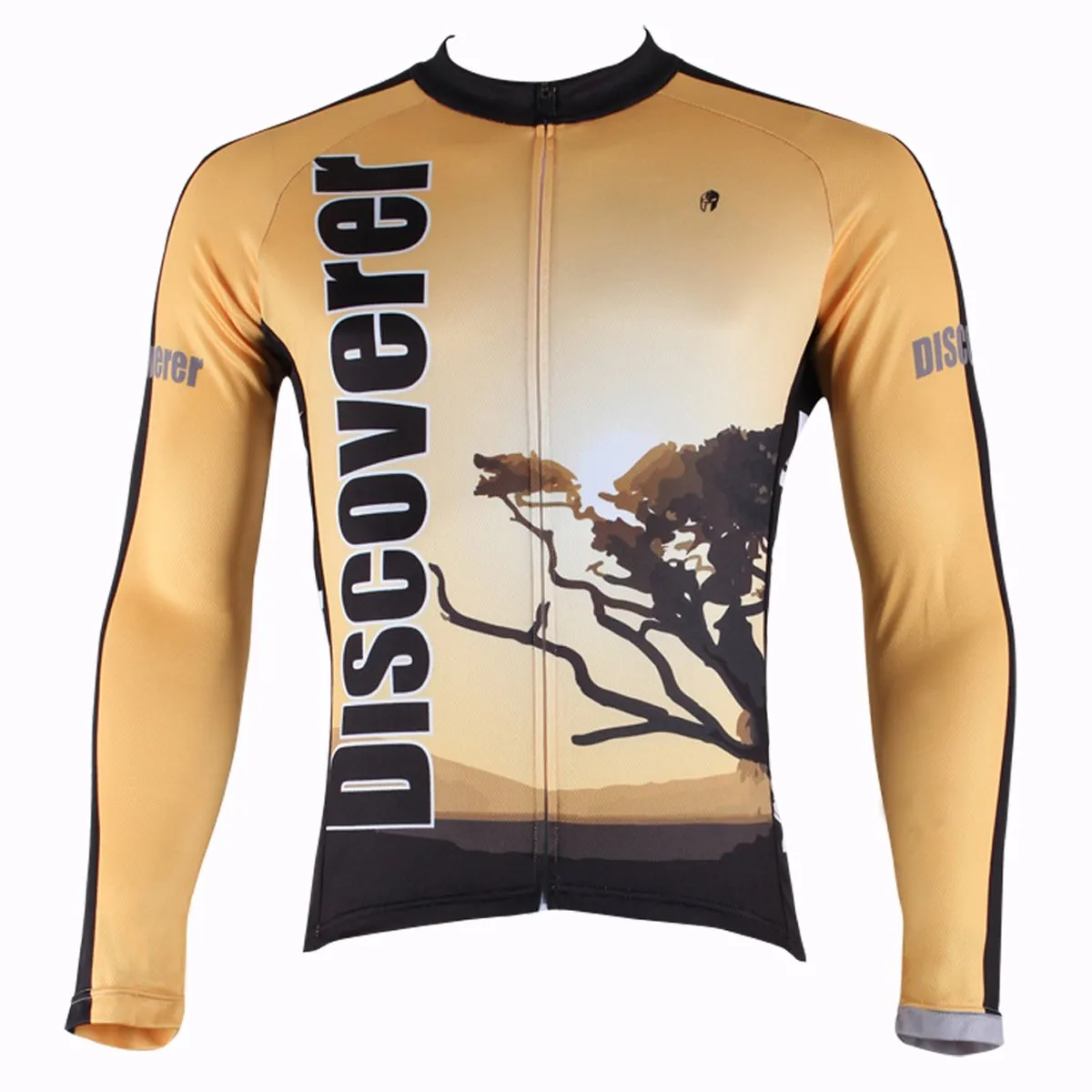 Ilpaladino Dusk Steppes Men's Long/Short-sleeve Cycling Bike jersey T-shirt Summer Spring Autumn Road Bike Wear Mountain Bike MTB Clothes Sports Apparel Top NO.300