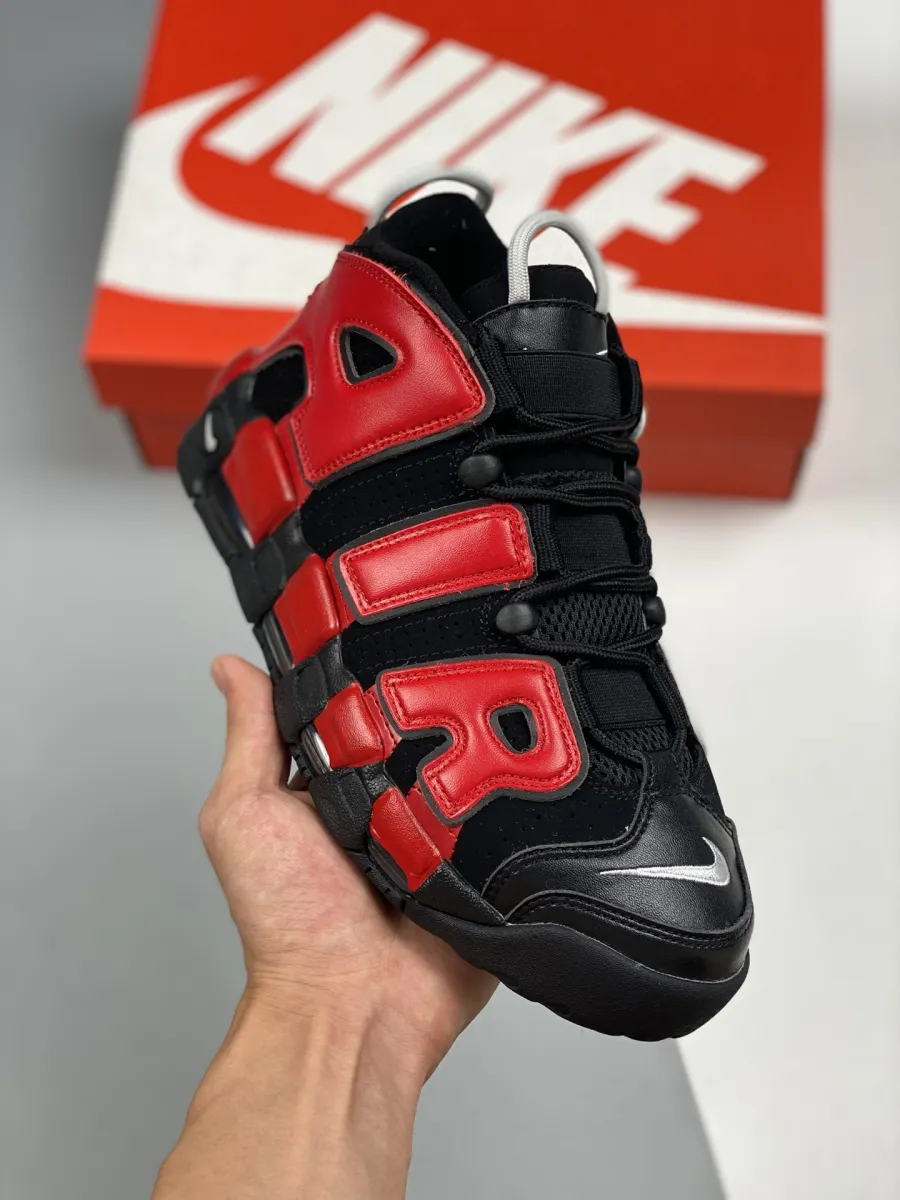 Nike Air More Uptempo Alternates Navy and Red AIR #air more uptempo split