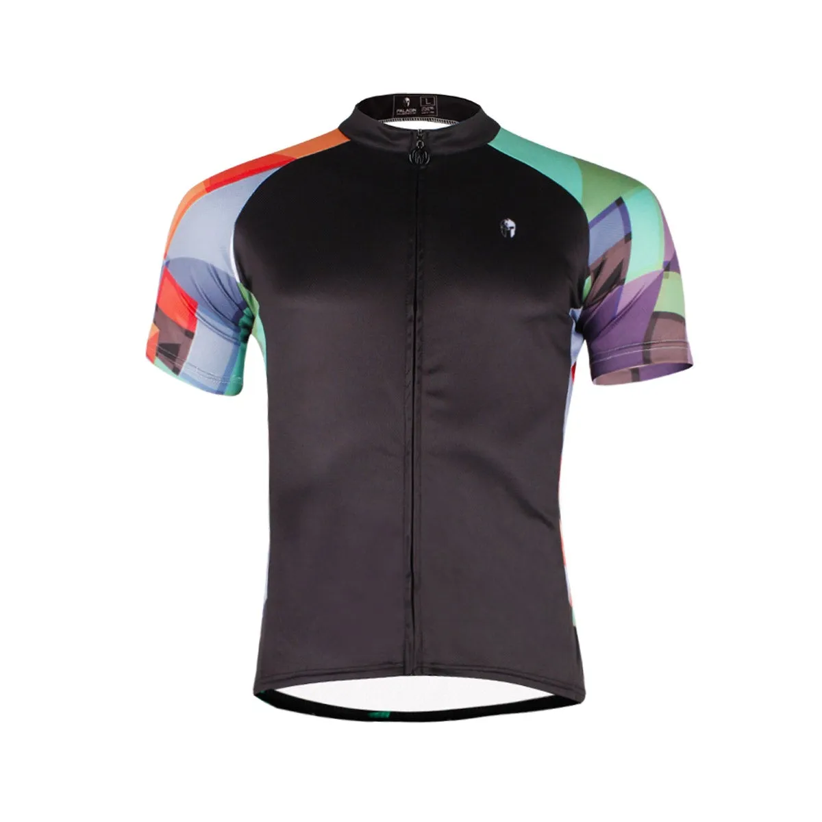 Colorful Arms Black Jersey Men's Short-Sleeve Shirts Summer NO.662