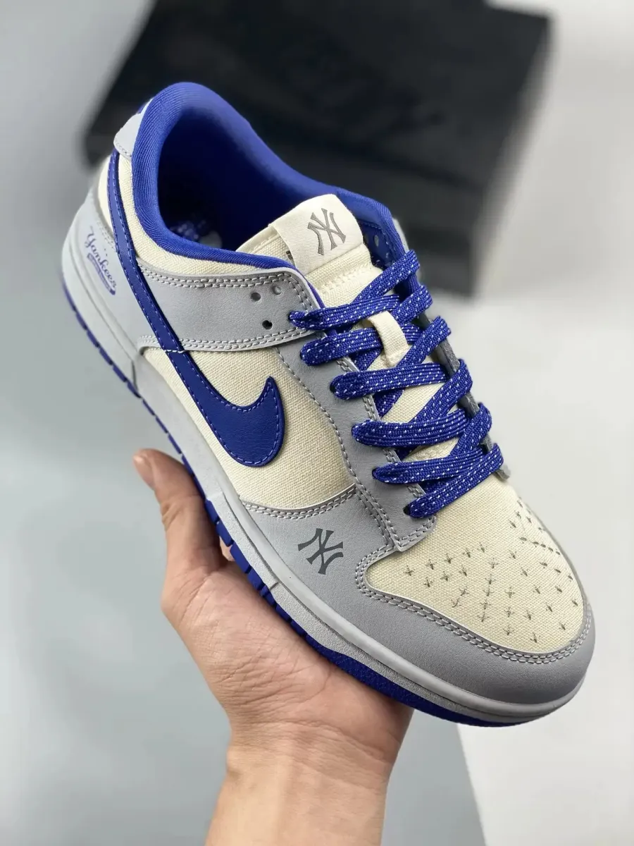 Nike SB Dunk Low Light Grey/Blue-Sail 1685238782 Restock