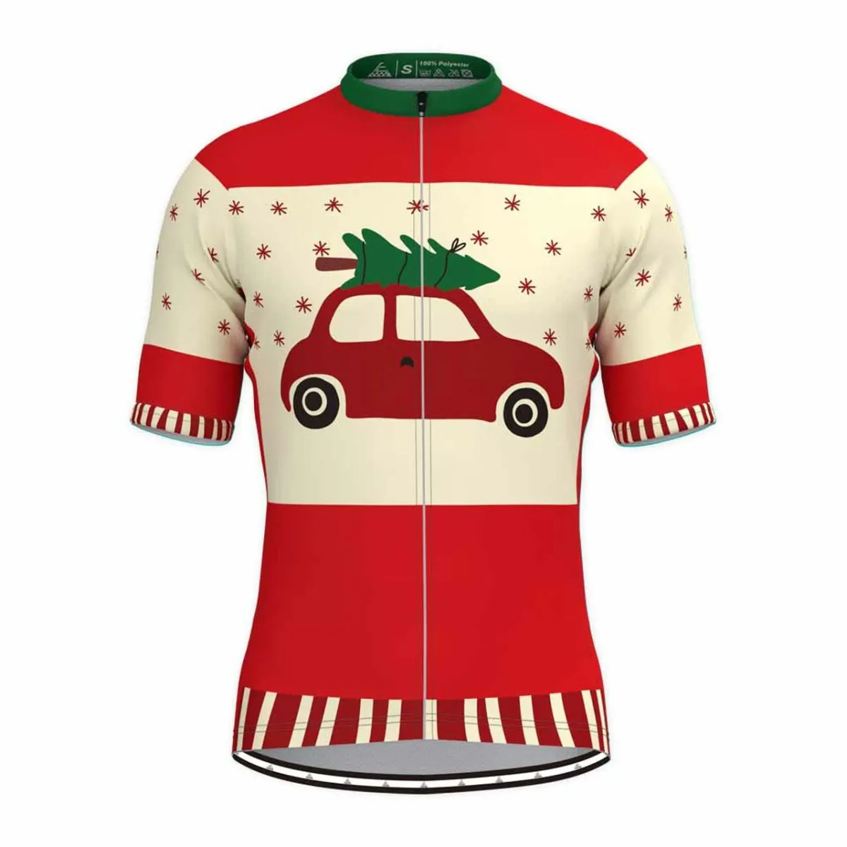 Christmas Tree Ugly Sweater Cycling Jersey Restock