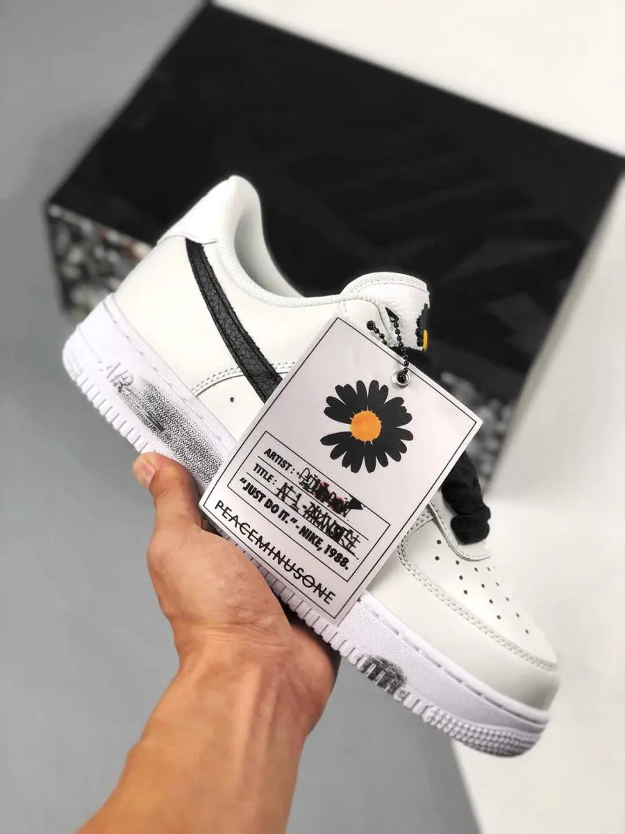 PEACEMINUSONE x Nike Air Force 1 Paranoise White #paranoise air force