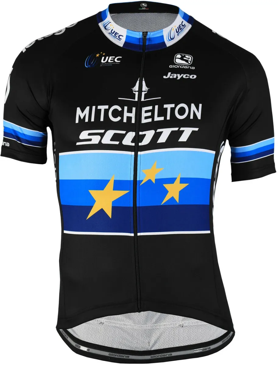 2019 Mitchelton Scott Vero Pro European Champion FZ Jersey, MIT19J3
