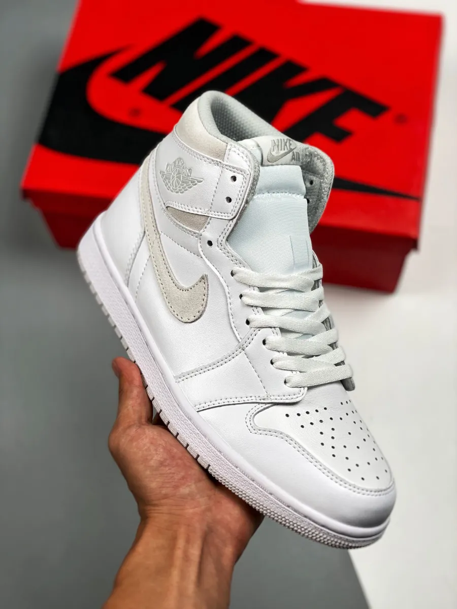Air Jordan 1 High '85 White/Neutral Grey BQ4422-100 air jordan 1 retro high '85 og 'neutral grey
