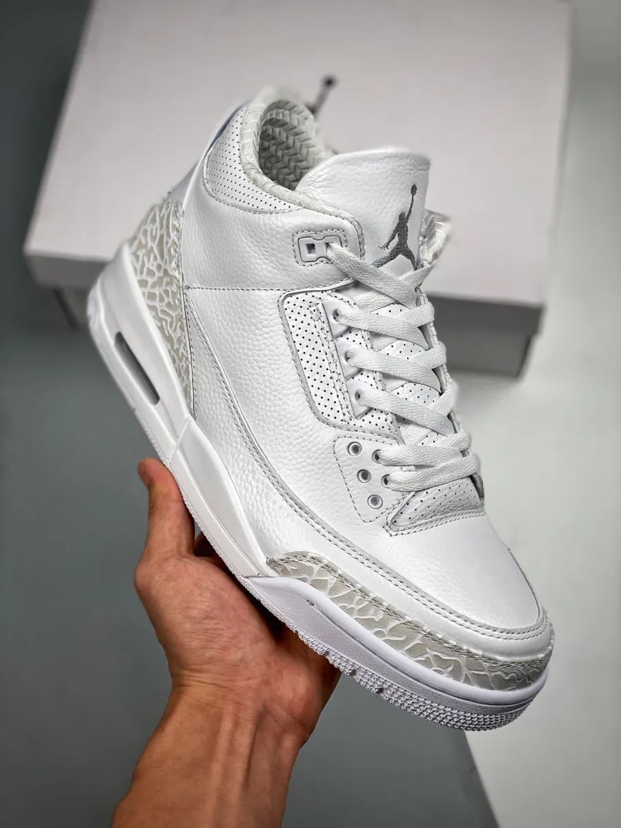 Air Jordan 3 'Pure White' 136064-111 / jordan 3's for sale