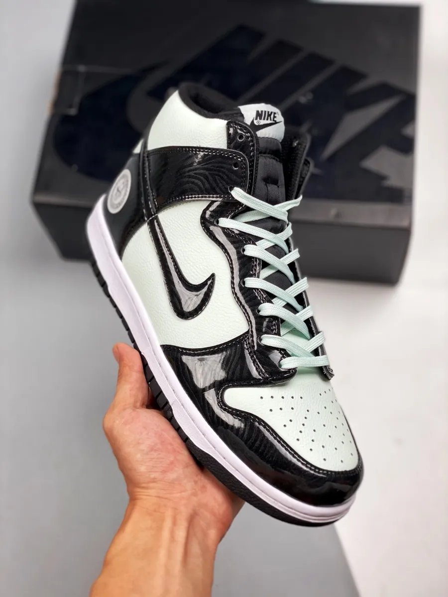 Nike Dunk High 'All Star 2021' Barely Green/Black-White #black and green nike high tops