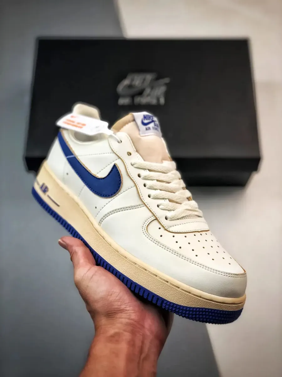 Nike Air Force 1 Low "Athletic Department" White Sport Royal FQ8103-133