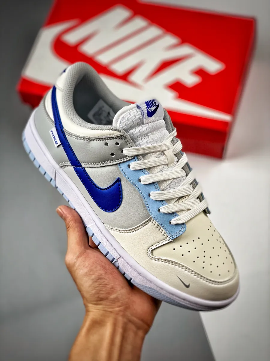 Nike Dunk Low Ivory/White/Photon Dust/Hyper Royal FB1843-141 - dunk hyper royal
