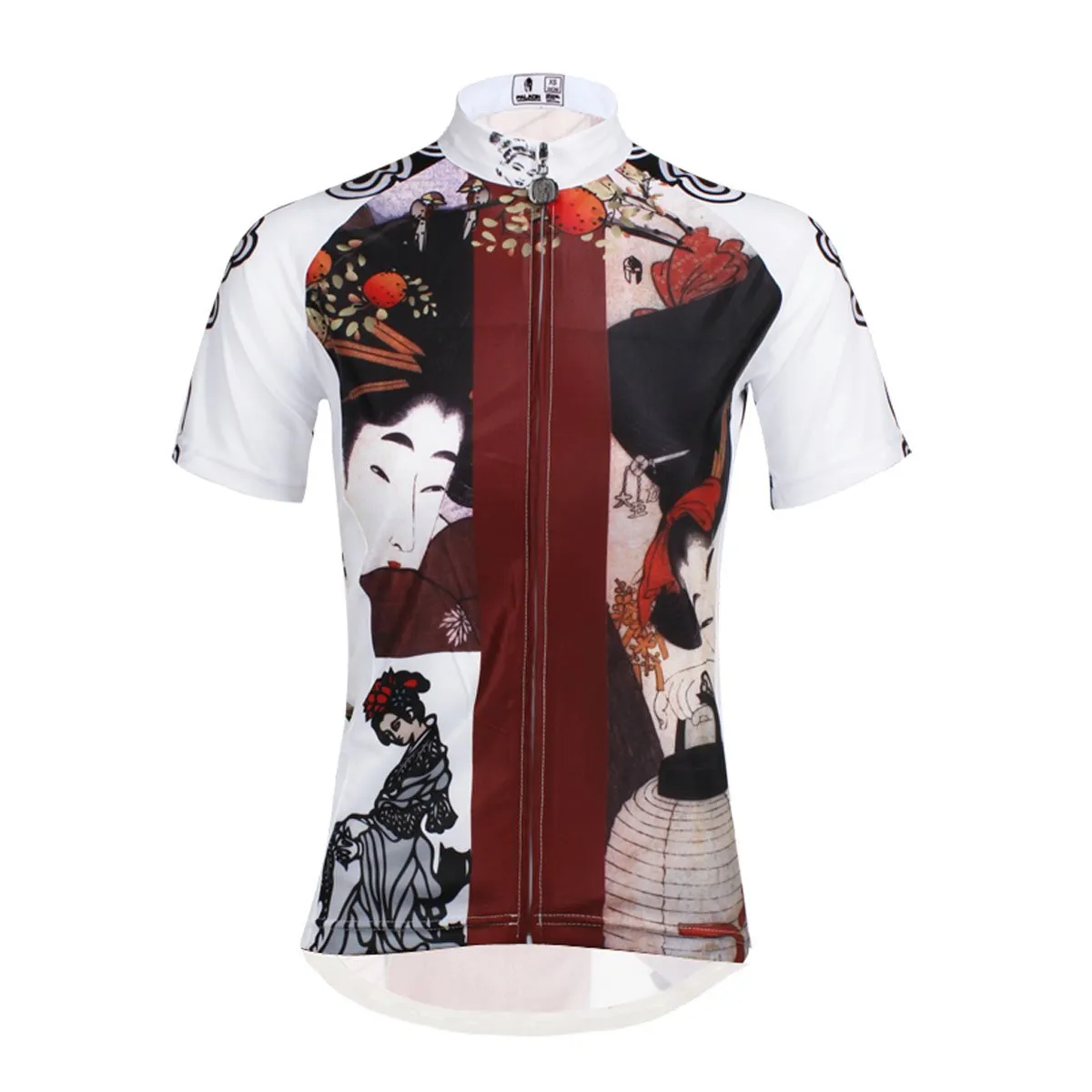 Ilpaladino Traditional Japanese Girl Cycling Jersey Women's Short-Sleeve T-shirt NO.644