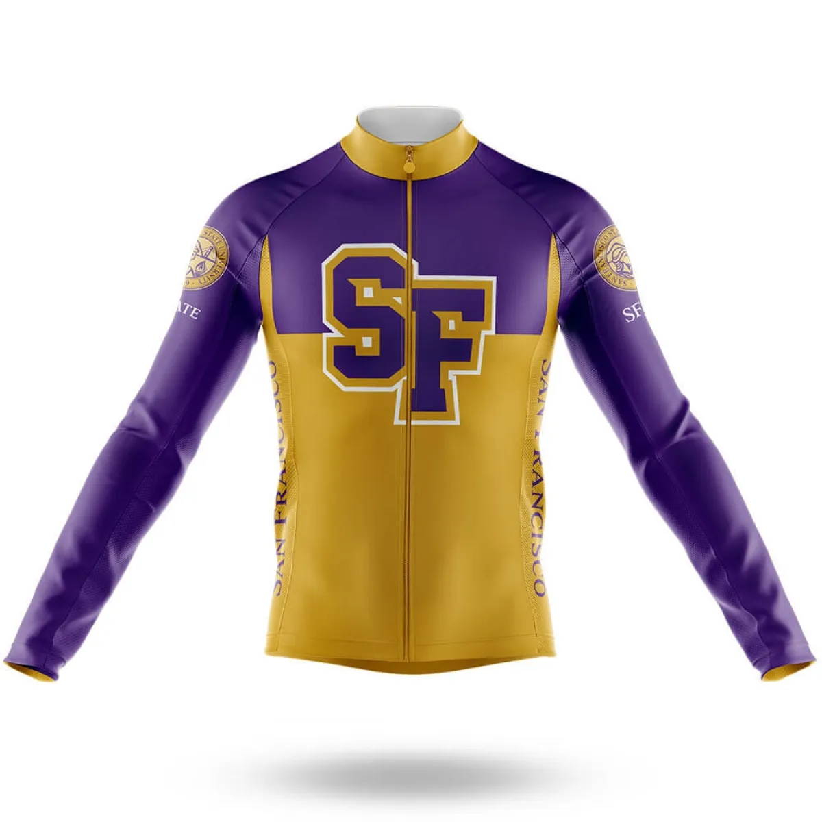 San Francisco State University V2 Long Sleeve Cycling Jersey Only | sfsu gear