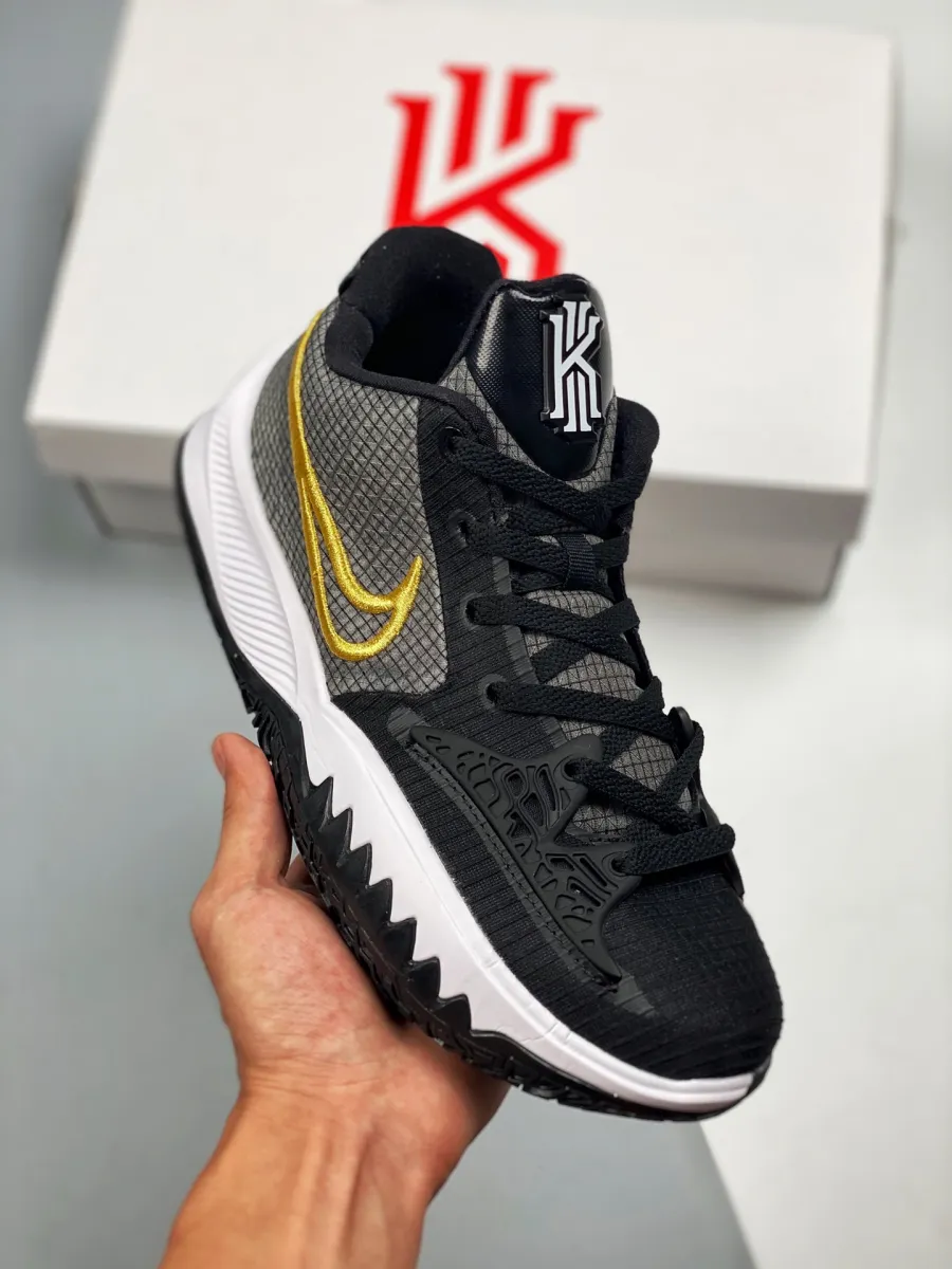 Nike Kyrie Low 4 Black Yellow - kyrie low black
