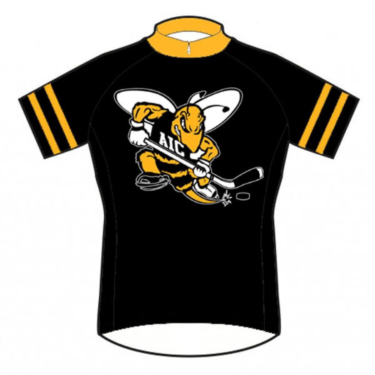 AIC American International College Yellow Jackets Cycling Jersey
