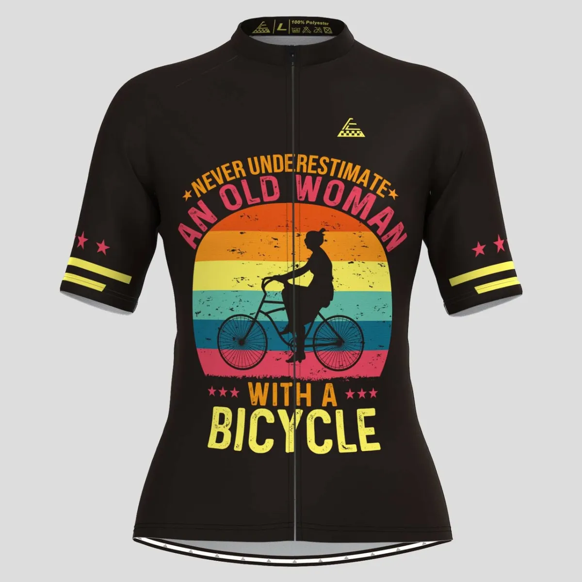 Women's Old Woman Cycling Jersey V1 Online