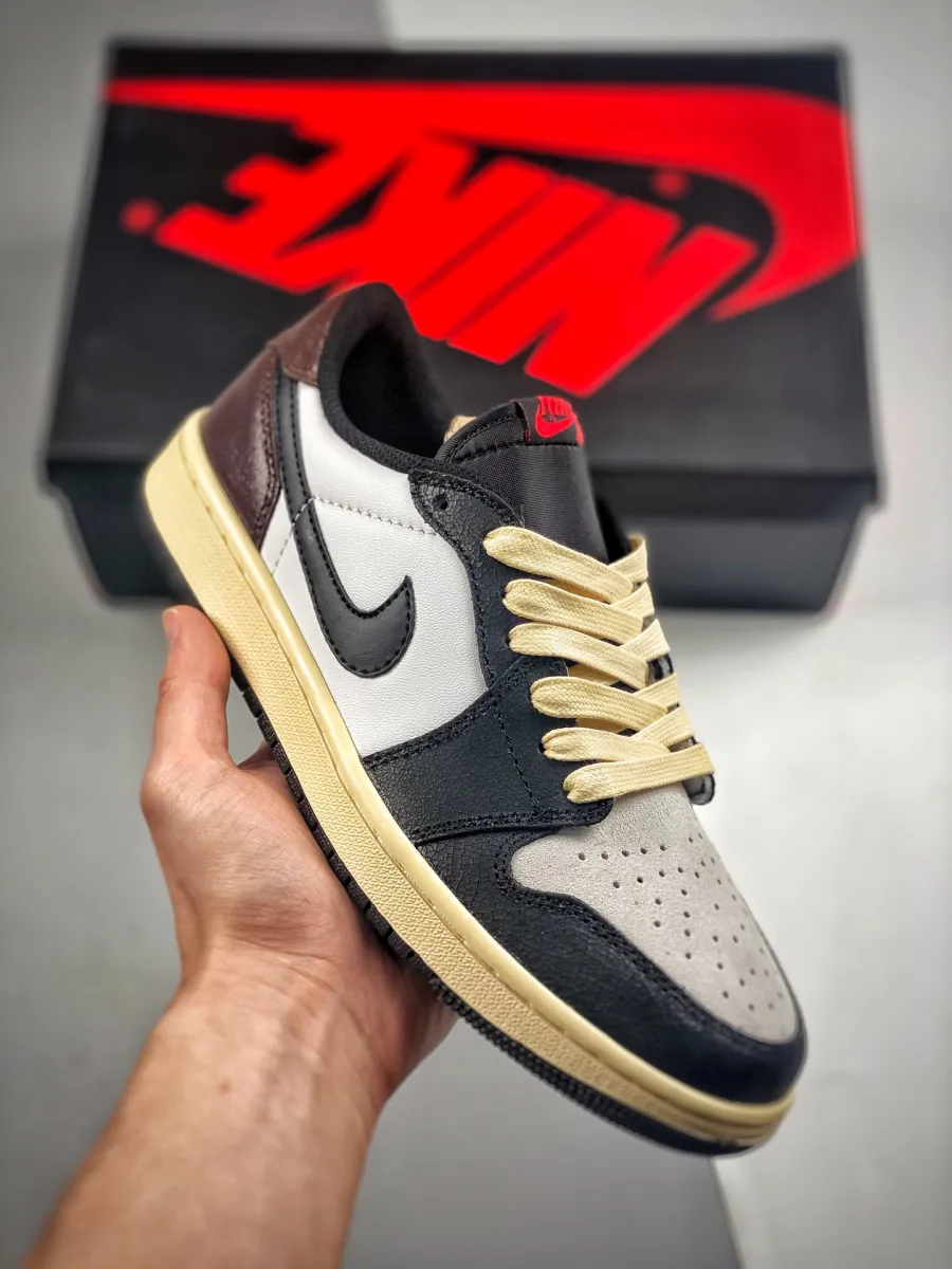 Air Jordan 1 Low OG Black White Chocolate Chocolate Jordan 1 Low
