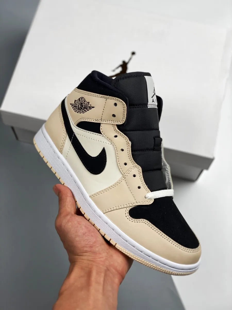 Wmns Air Jordan 1 Mid 'Guava Ice' AJ1 Barely Orange/Black/White - jordan 1 guava
