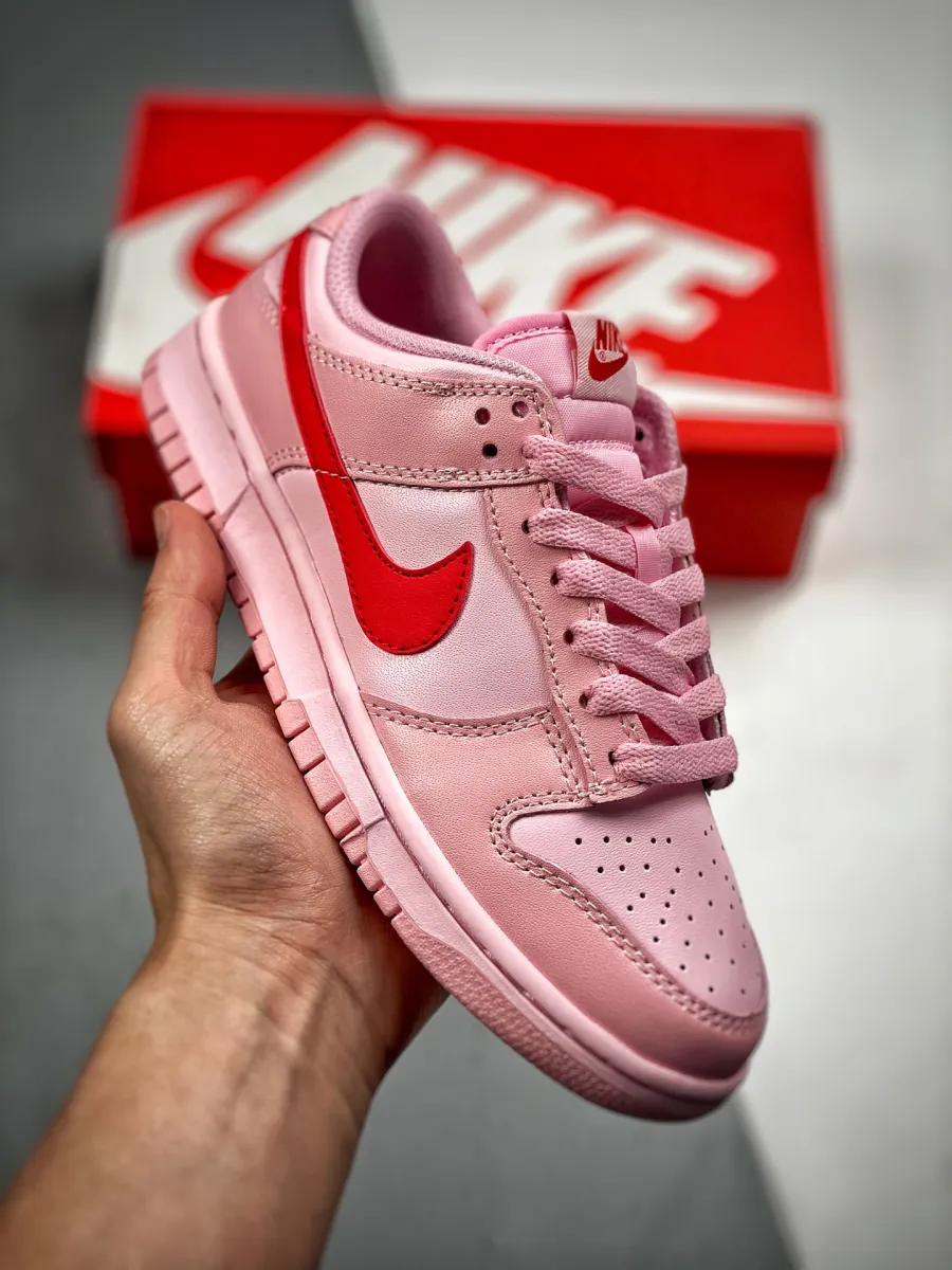 Nike Dunk Low GS Triple Pink For Womens DH9756-600 Triple Pink Dunk Restock
