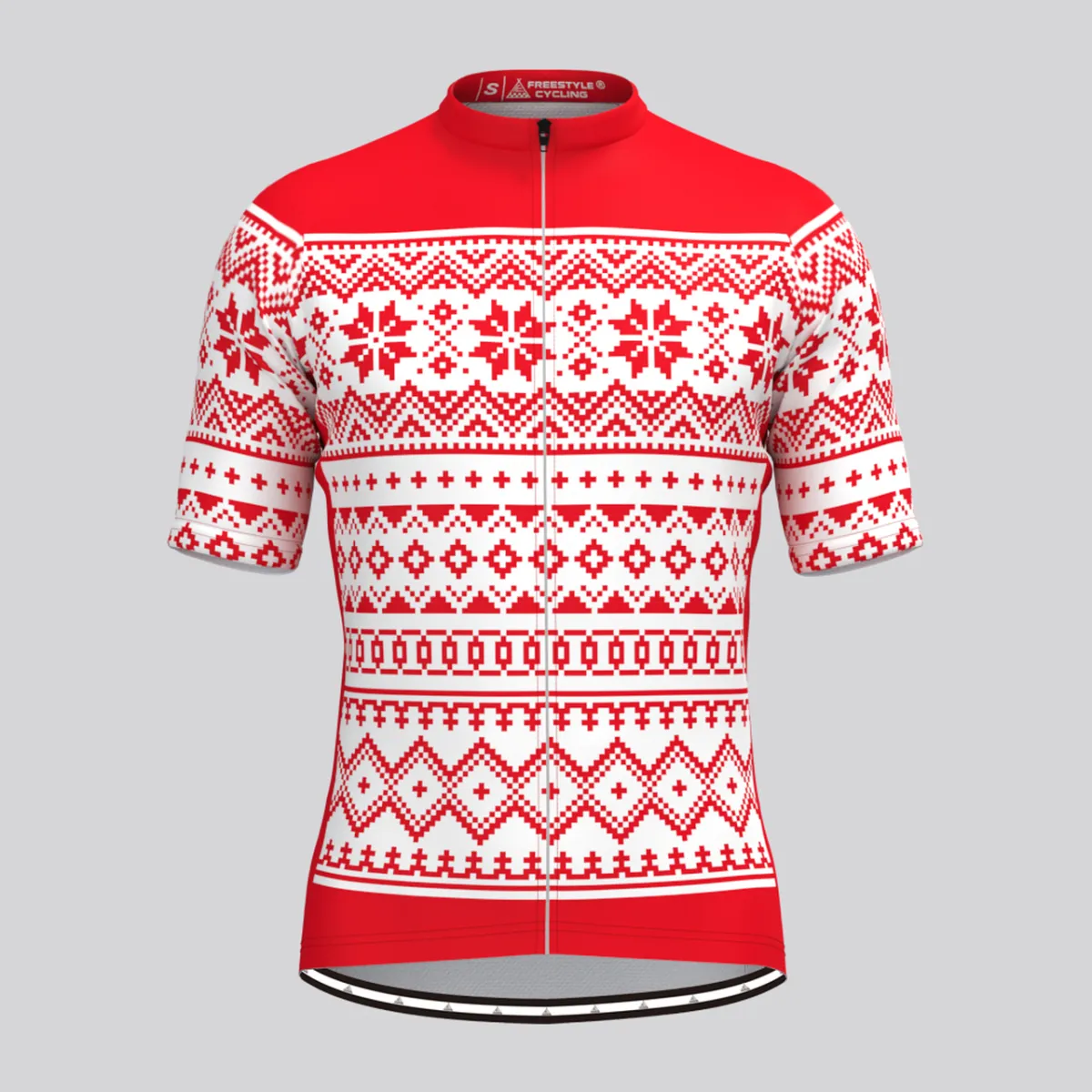 Classic Ugly Christmas sweater Men's Cycling Jersey - Red