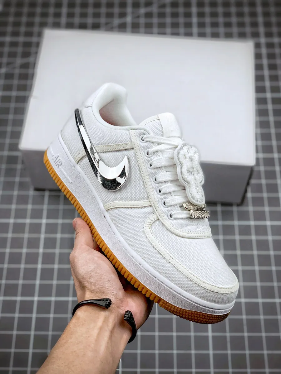Travis Scott Nike Air Force 1 Low White AQ4211-100 New Releases