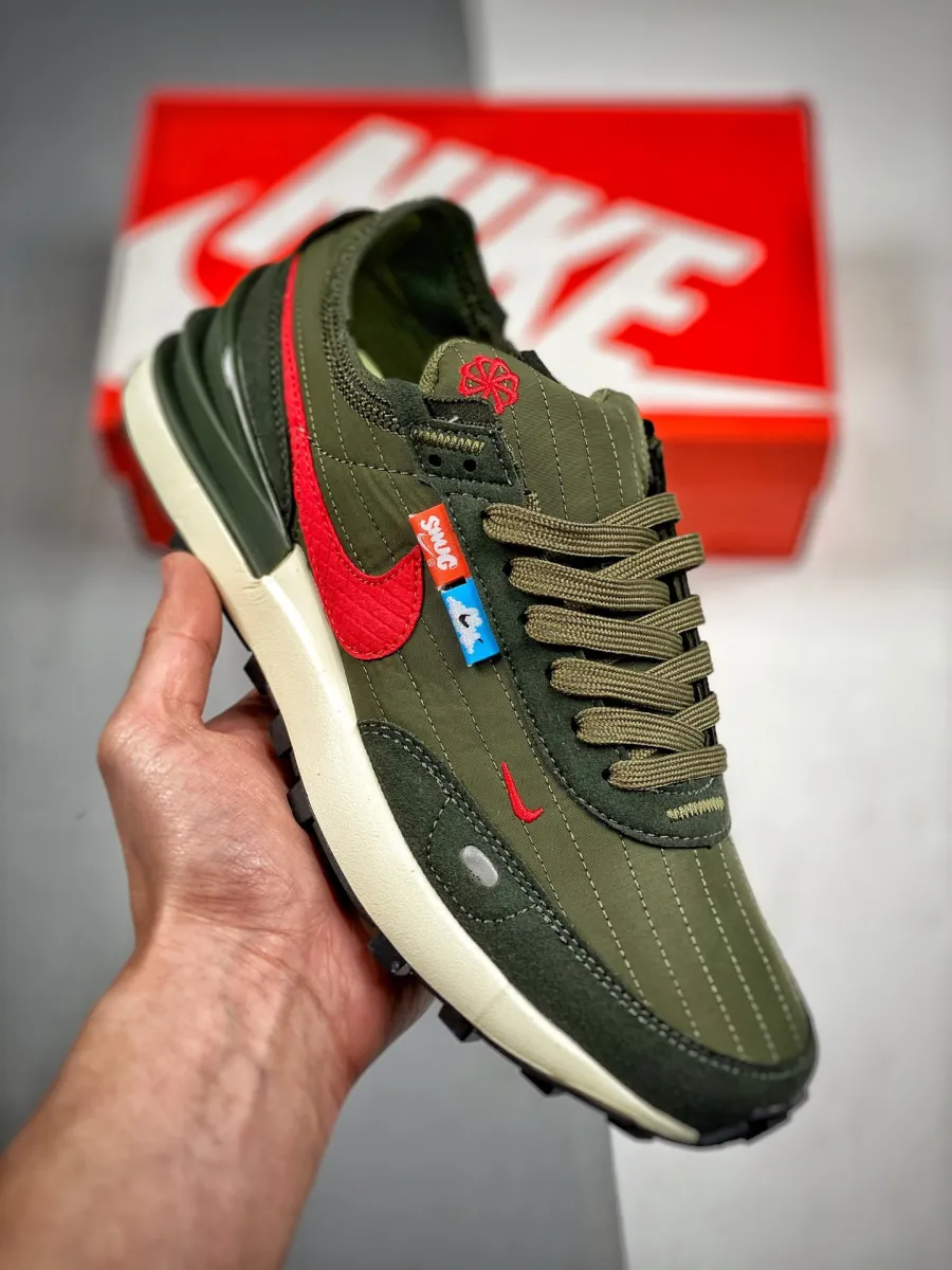 Nike Waffle One 'Toasty' Medium Olive/Sequoia-Black-Team Orange / nike waffle one size 12