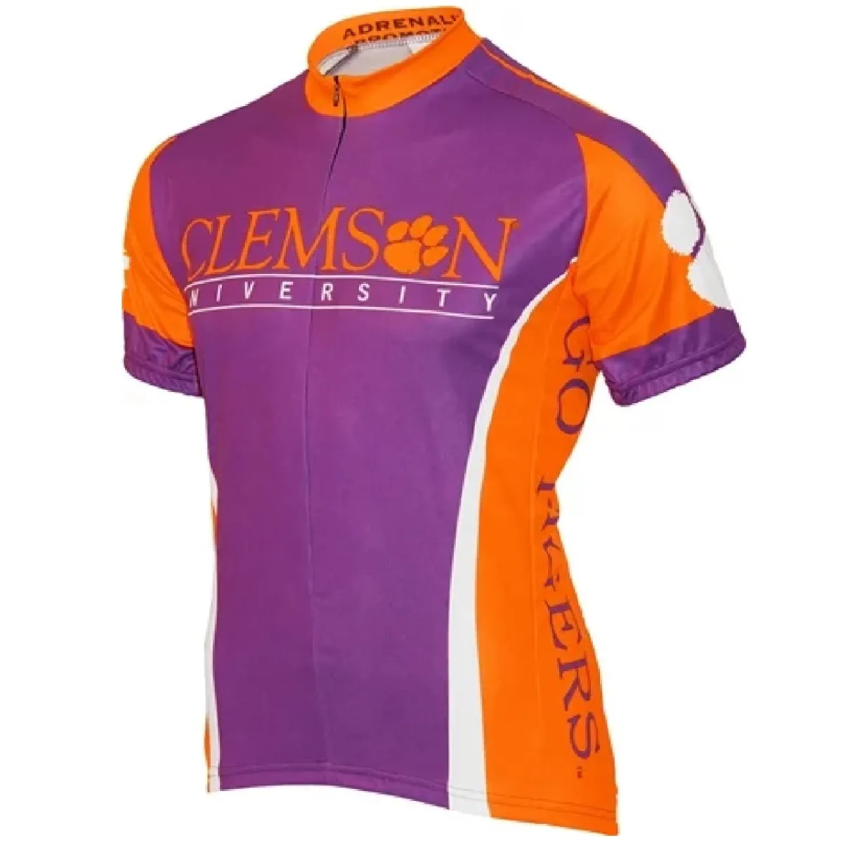 Adrenaline Promo Clemson University Tigers College 3/4 zip Men's Cycling Jersey