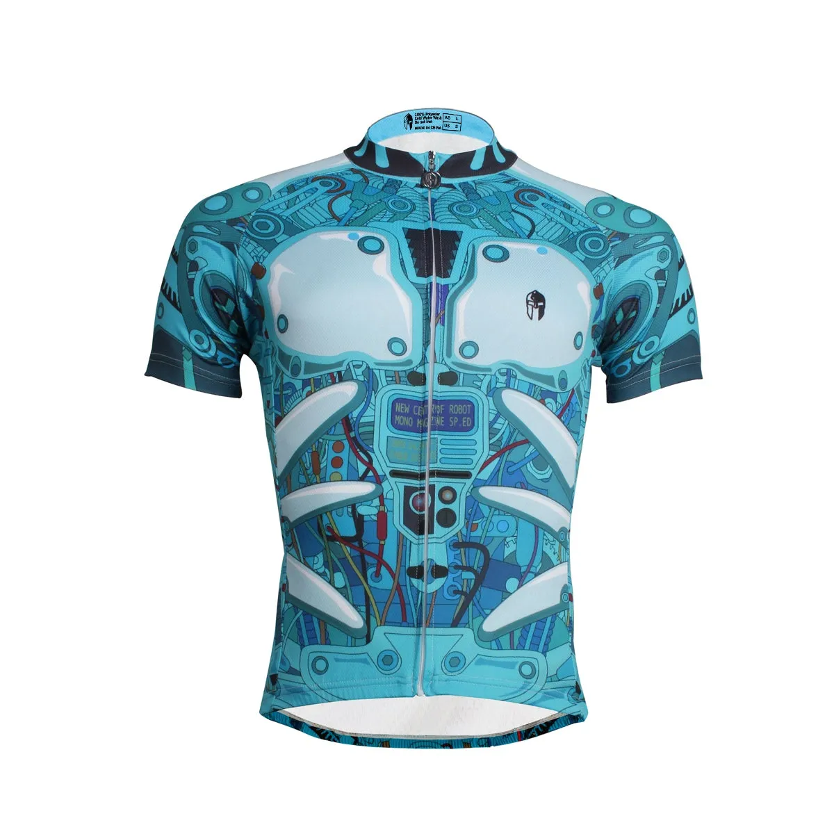 Ilpaladino Breathable Cycling Jersey Apparatus Robot Men's Short-Sleeve Bicycling Shirts Summer Quick Dry Wear Apparel Outdoor Sports Gear NO.610