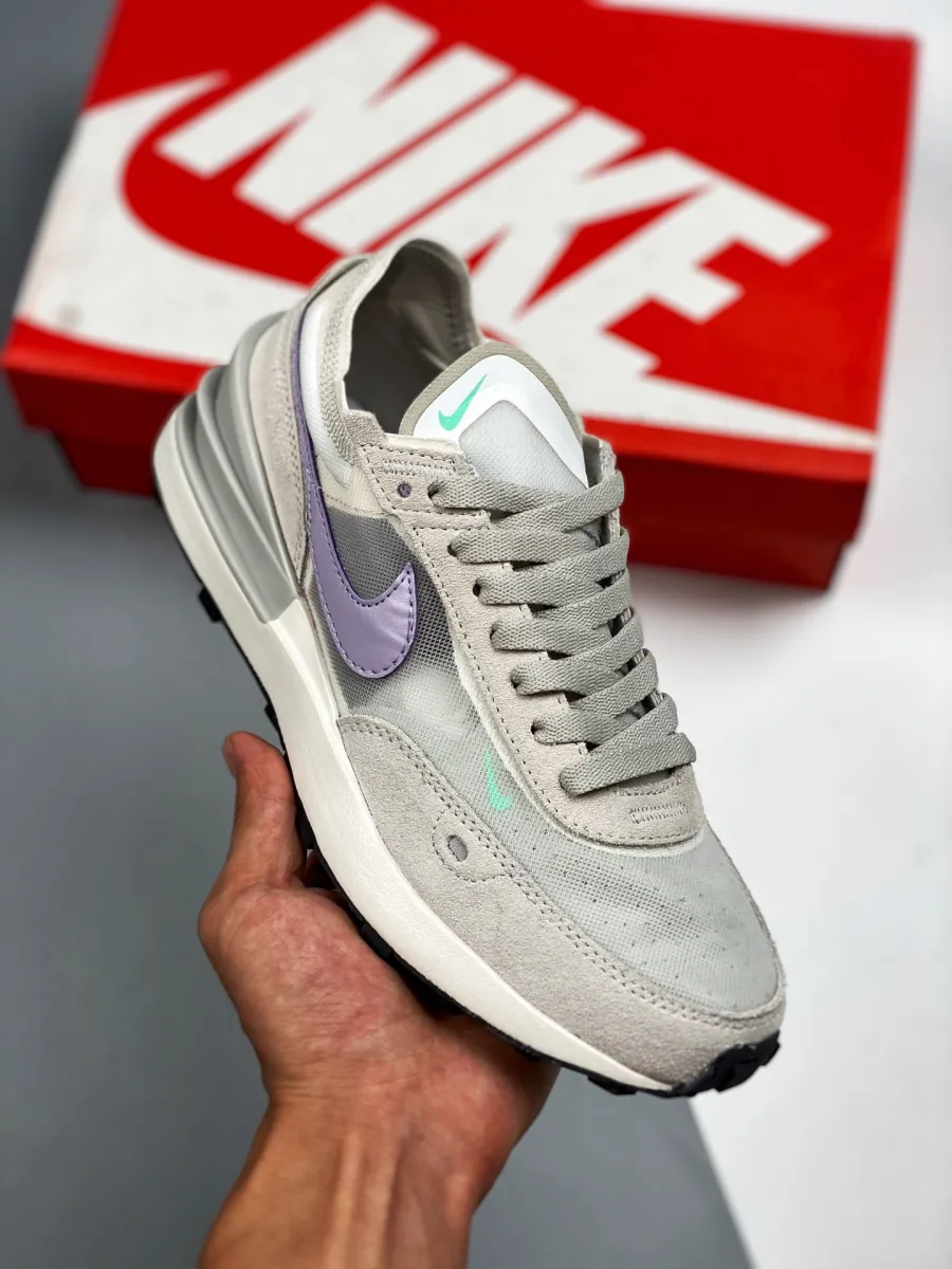Nike Waffle One White/Infinite Lilac-Light Bone #nike waffle one lilac