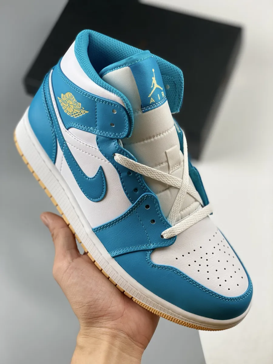 Air Jordan 1 Mid White Teal DQ8426-400 New Releases