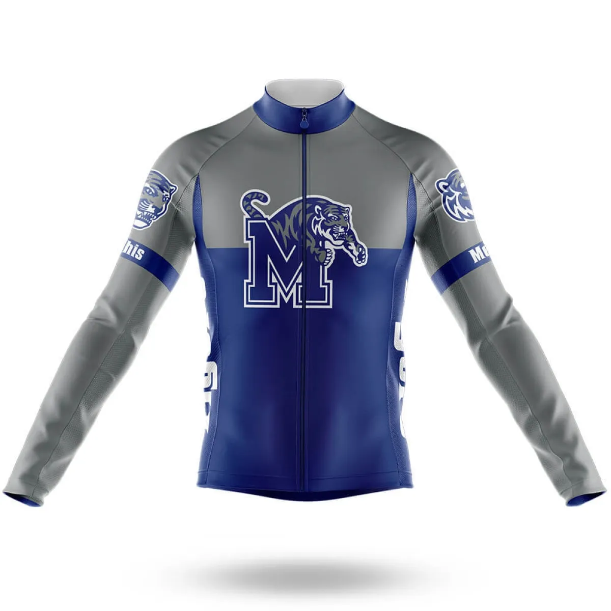 University of Memphis V2 Long Sleeve Cycling Jersey Only