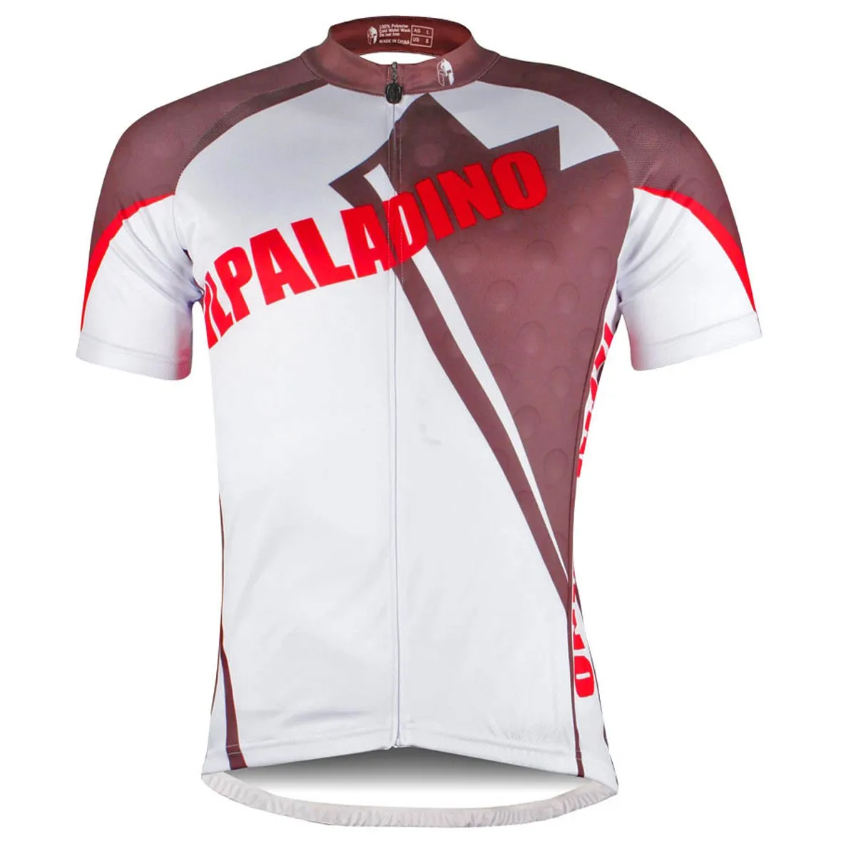 Brown White Men's Cycling Jersey Summer Exercise Bicycling Shirts NO.781
