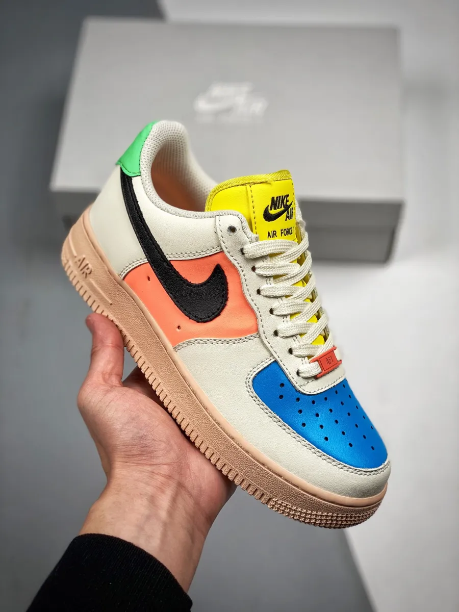 Nike Air Force 1 '07 Sail/Black-Bright Mango / airforce 1 sail