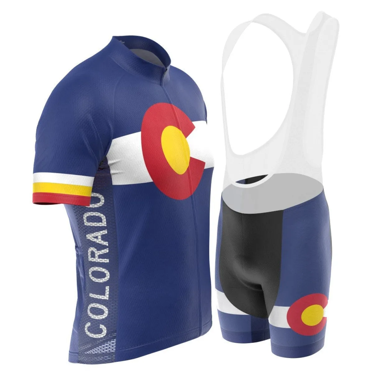 Men's Colorado US State Short Sleeve Cycling Kit Outlet