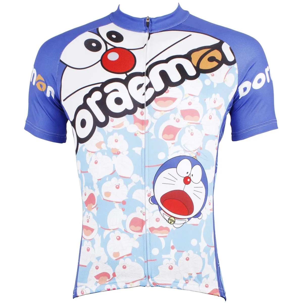 Ilpaladino Doraemon Cartoon World Men's Cycling Jersey/Suit Bike Shirt Black Breathable Quick Dry Apparel Outdoor Sports Gear Professional Cyclist Tights NO.530