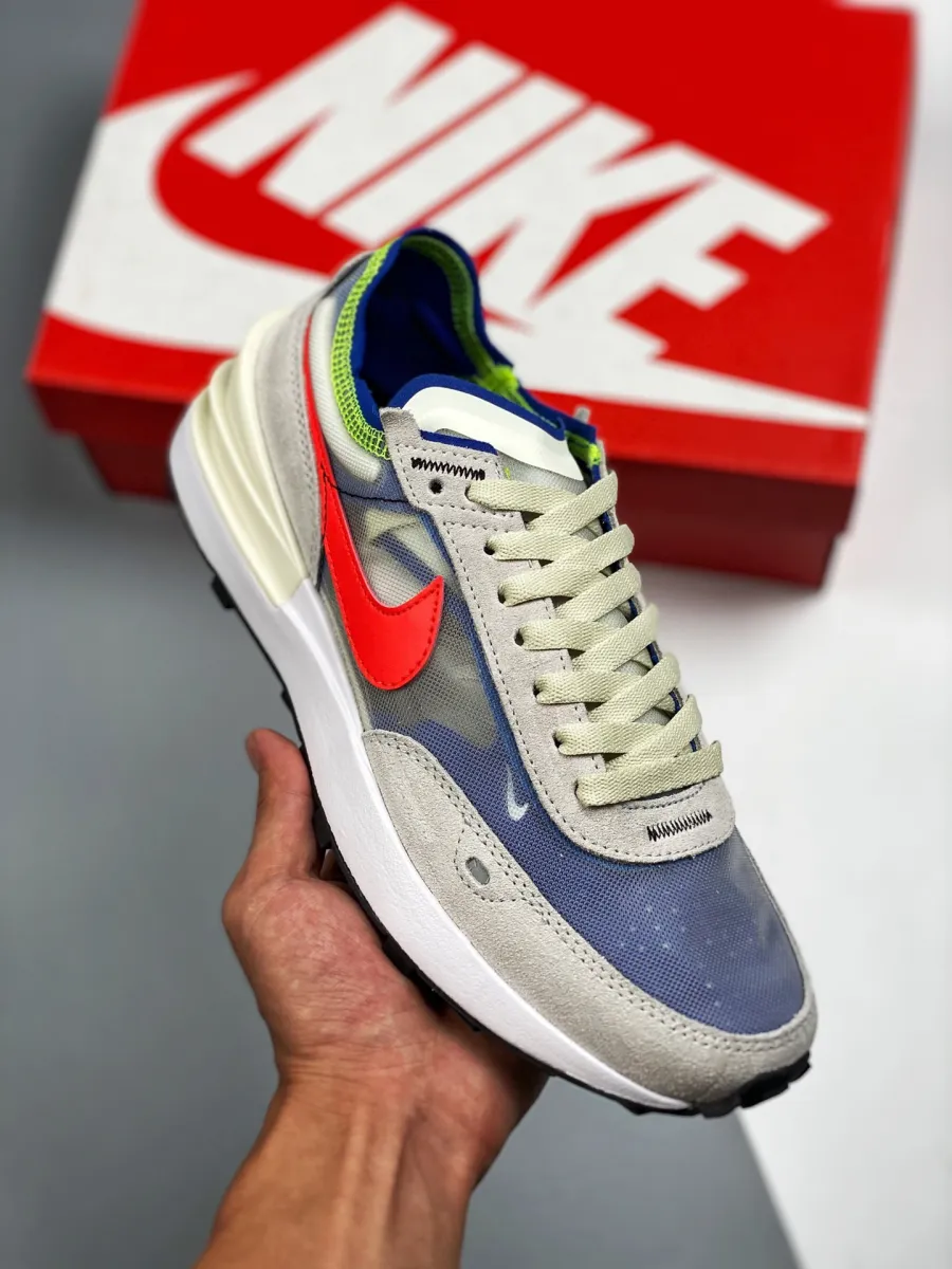 Nike Waffle One Blue Lining Crimson Swooshes DC0481-101 Restock