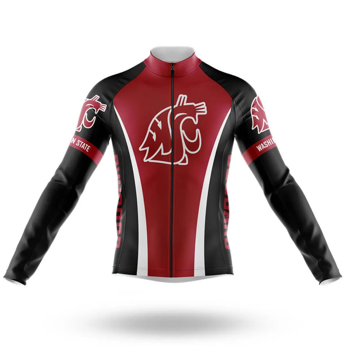 Washington State University Long Sleeve Cycling Jersey Only