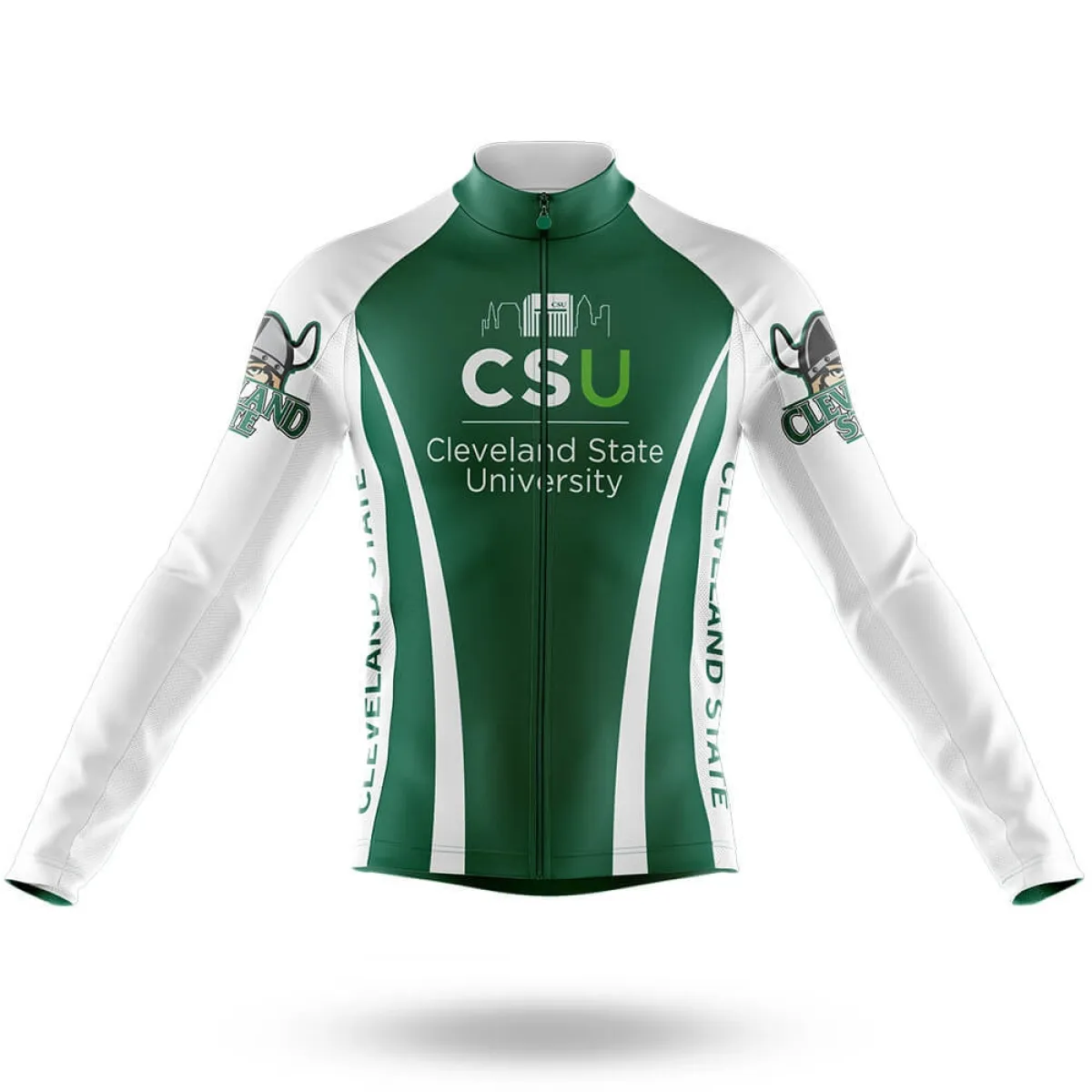 Cleveland State University Long Sleeve Cycling Jersey Only