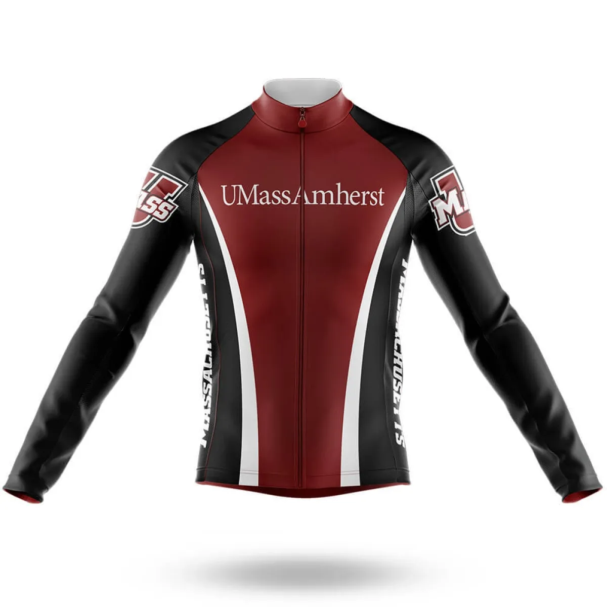 University of Massachusetts Amherst Long Sleeve Cycling Jersey Only