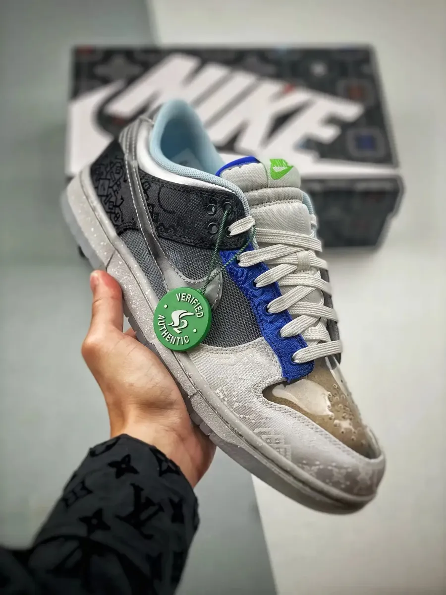 CLOT X Nike Dunk Low What The Multi-Color - Jordan 7 Flight Club FN0316-999