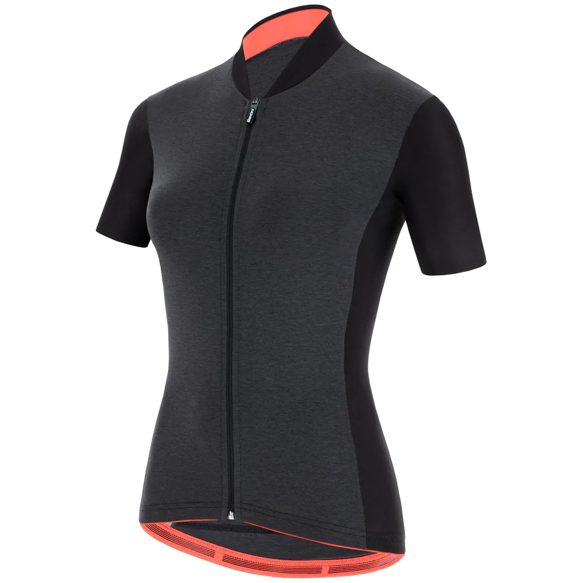 Santini Colore Women Jersey - Black To Buy